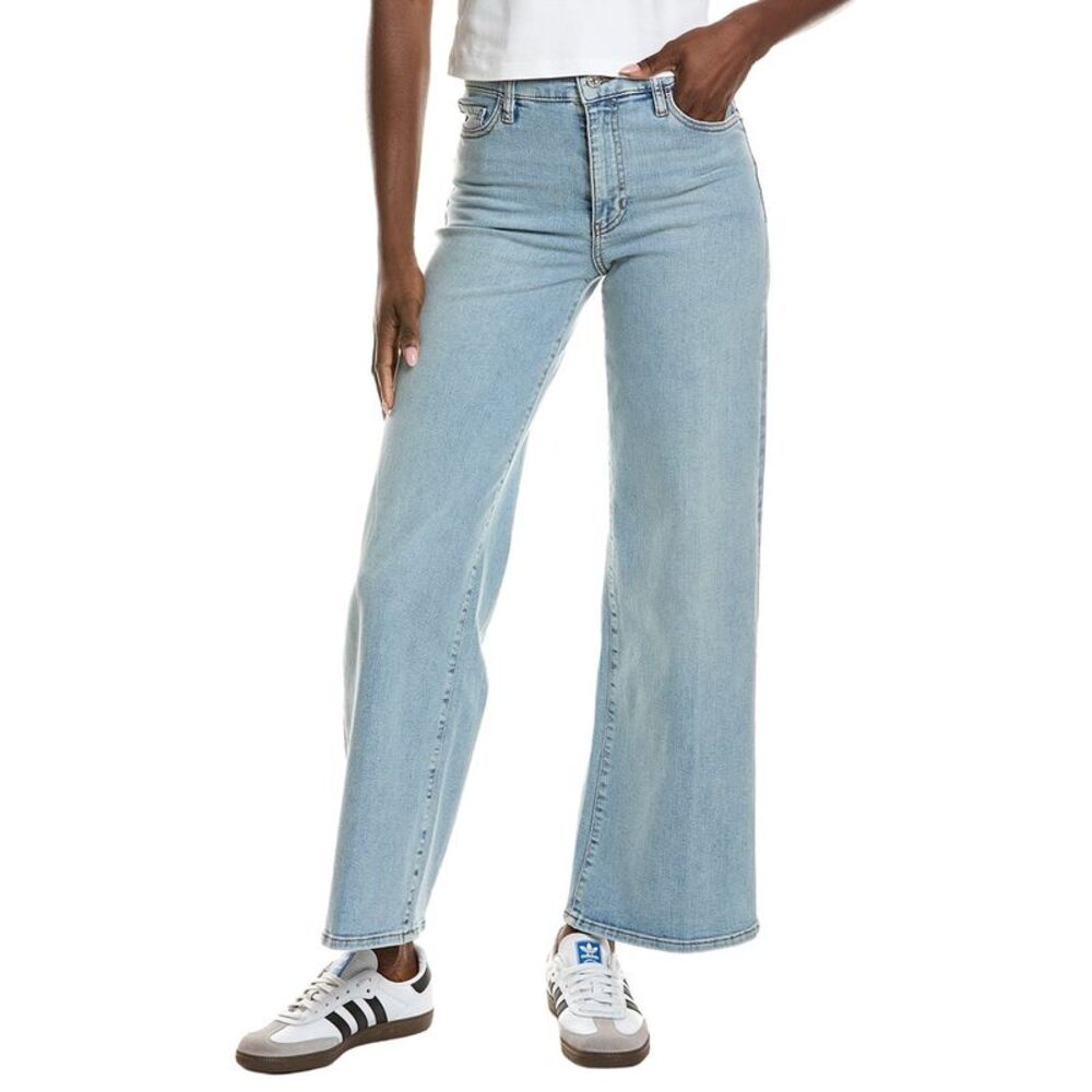 Frame Denim Womens Le Slim Palazzo Tribute Jean